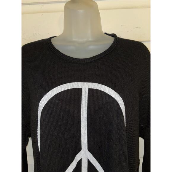 Show Me Your Mumu Mellow Waffle Long Sleeve Pullover Top Size M - Picture 2 of 8